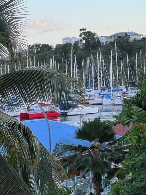 Duplex Marina Gosier- Vue Mer Et Bateaux Equipe D'Une Citerne Reliee A L'Eau De Ville Le Gosier  Extérieur photo